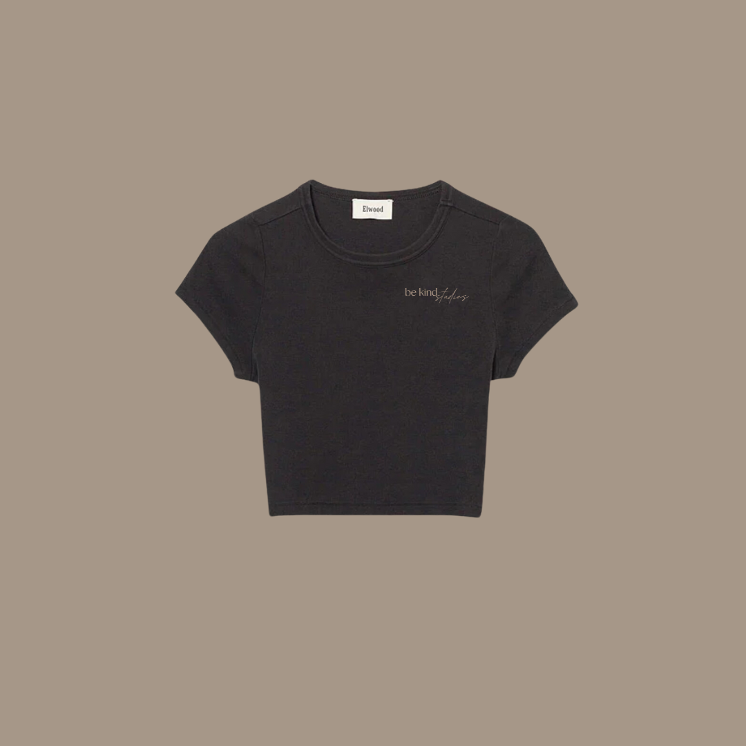 be kind | elwood babydoll crop tee